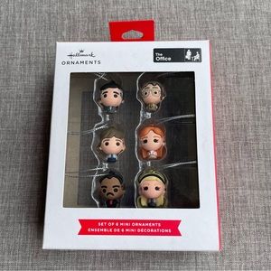 New Set of 6 Mini The Office Hallmark Ornaments